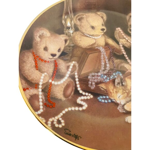 Limited Edition Franklin Mint Music Hour Decorative Plate By Sue Willis - Picture 3 of 6